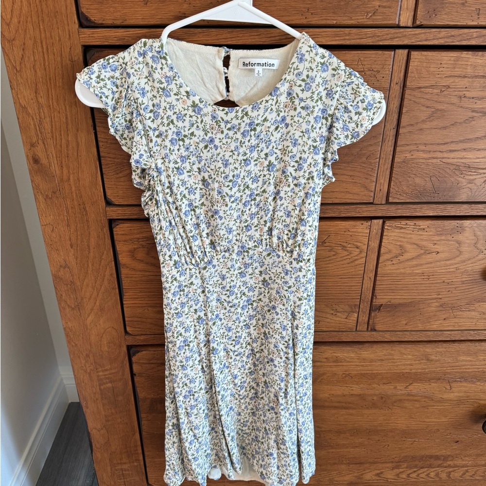 Reformation backless dress